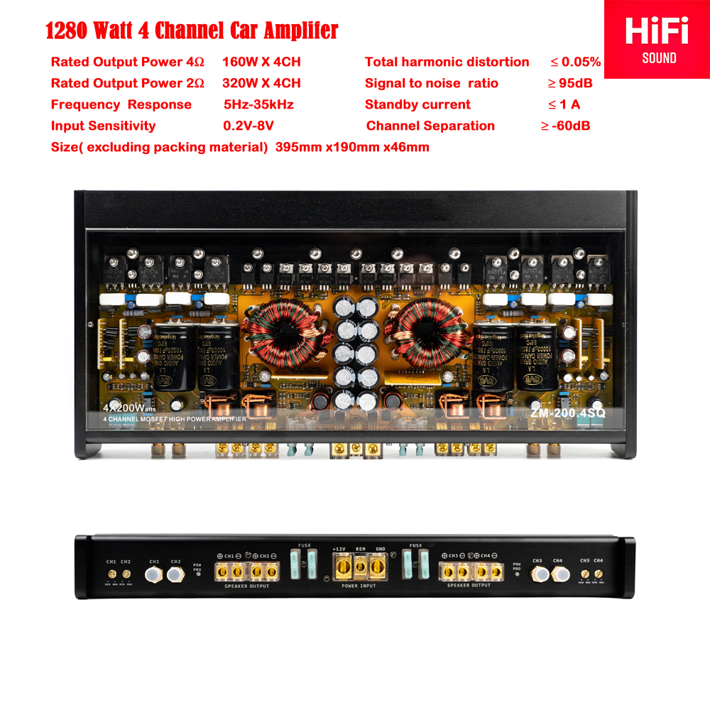 320W X 4CH Car Amplifier